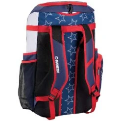 Worth Pro Slowpitch Backpack: WBA004 -Baseball Equipment Store WorthProSlowpitchBackpack WBA004back