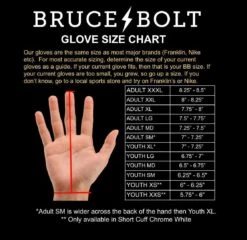 Bruce Bolt PREMIUM PRO Long Cuff Batting Gloves: Purple -Baseball Equipment Store premium pro long cuff batting gloves purple brucebolt 515011