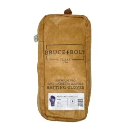 Bruce Bolt PREMIUM PRO Long Cuff Batting Gloves: Purple -Baseball Equipment Store premium pro long cuff batting gloves purple brucebolt 725535