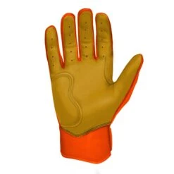 Bruce Bolt PREMIUM PRO Short Cuff Batting Gloves: Orange 14 Bruce Bolt PREMIUM PRO Short Cuff Batting Gloves: Orange -Baseball Equipment Store premium pro short cuff batting gloves orange brucebolt 164912