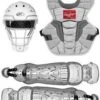 Rawlings Adult White/Silver VELO 2.0 Catcher's Gear Box Set: CSV2A-W/SIL -Baseball Equipment Store rawlings velo 2 0 baseball catchers sets White SIlver 39afebce f45d 42b8 a0ac 7ccaa68c5dfe