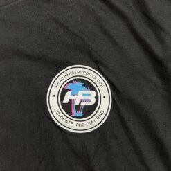 HB Lifestyle Active Wear Men's T-Shirt: Palm Trees (Black) -Baseball Equipment Store treefront1